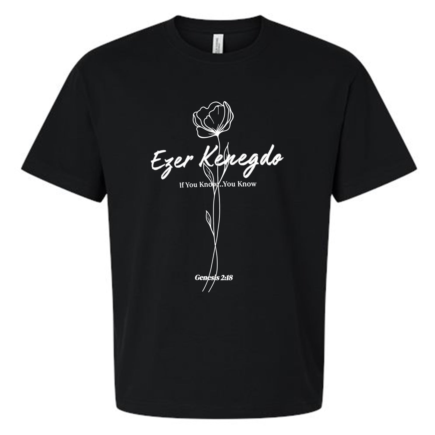 Oversized Boxy Tee | Ezer Kenegdo Graphic T-Shirt| Founders Collection
