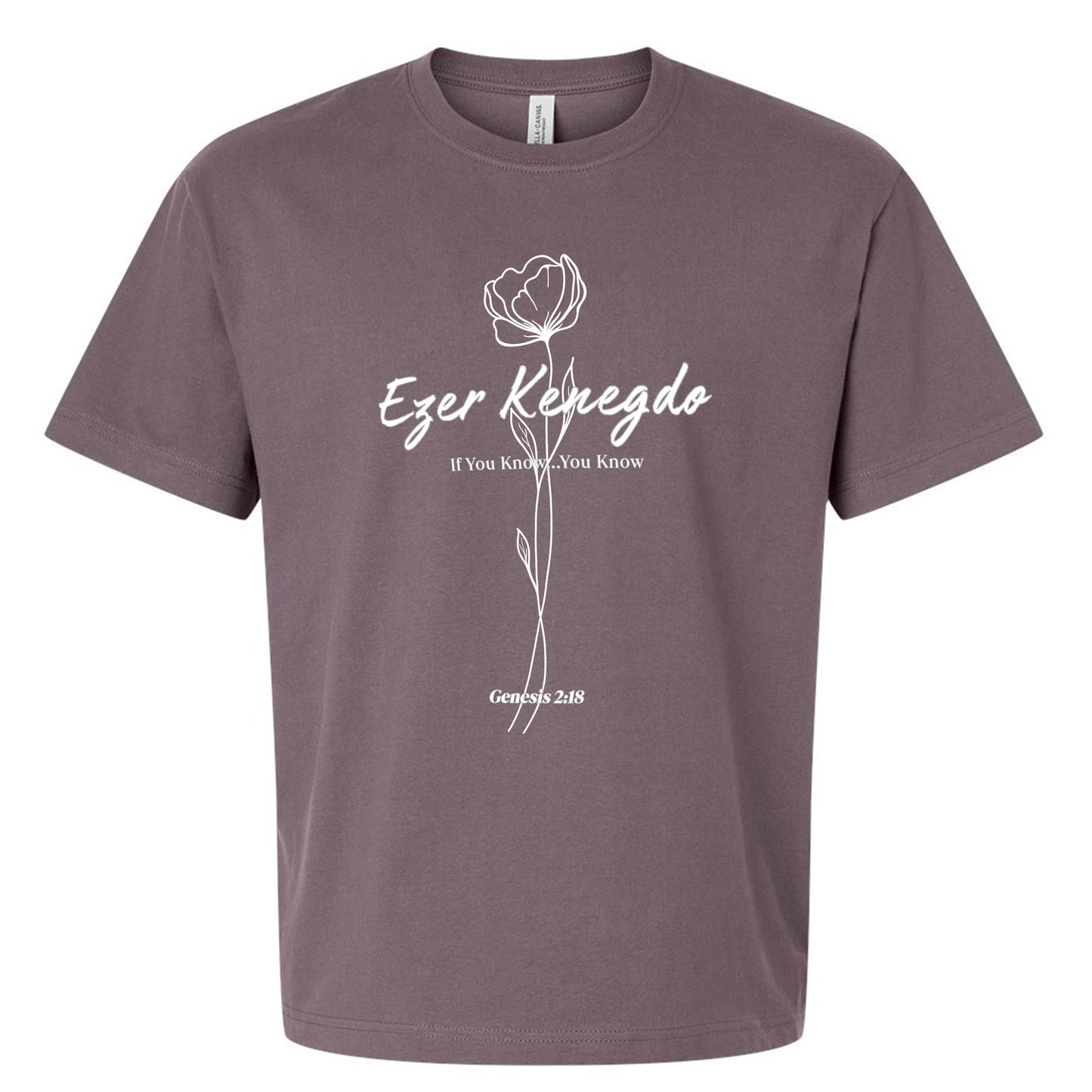 Oversized Boxy Tee | Ezer Kenegdo Graphic T-Shirt| Founders Collection